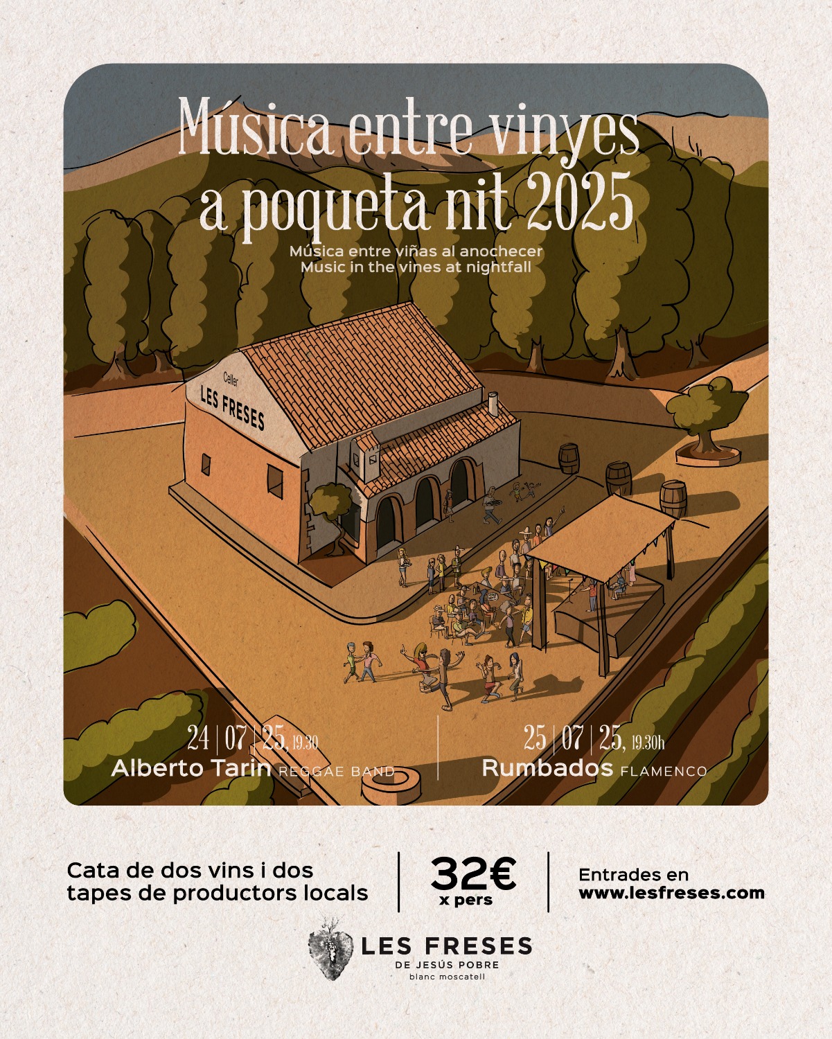 Música entre viñas 25 julio FOLK FLAMENCO